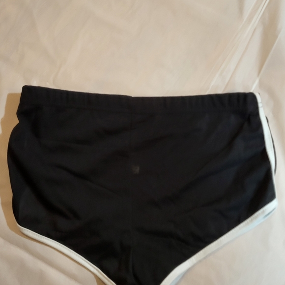 Womens Black Ramen Cat Shorts - Picture 3 of 3